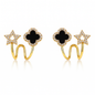 Four-Leaf Clover Earrings